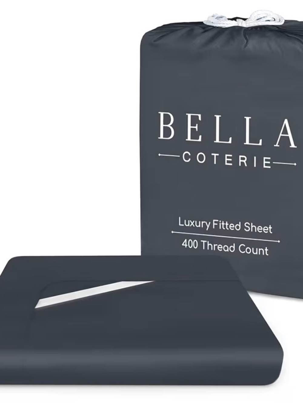 Luxury Fitted Sheet - Charcoal Gray